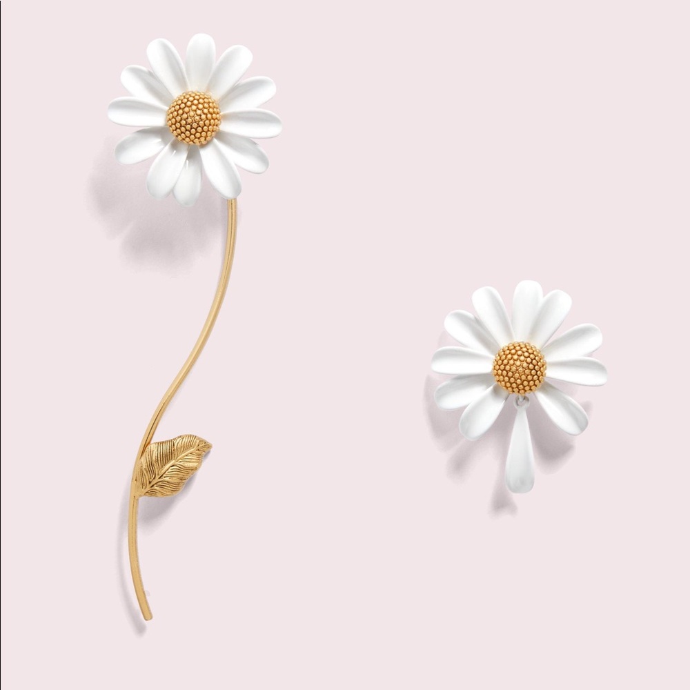 NWT Kate Spade Into the Bloom Statement Earrings
